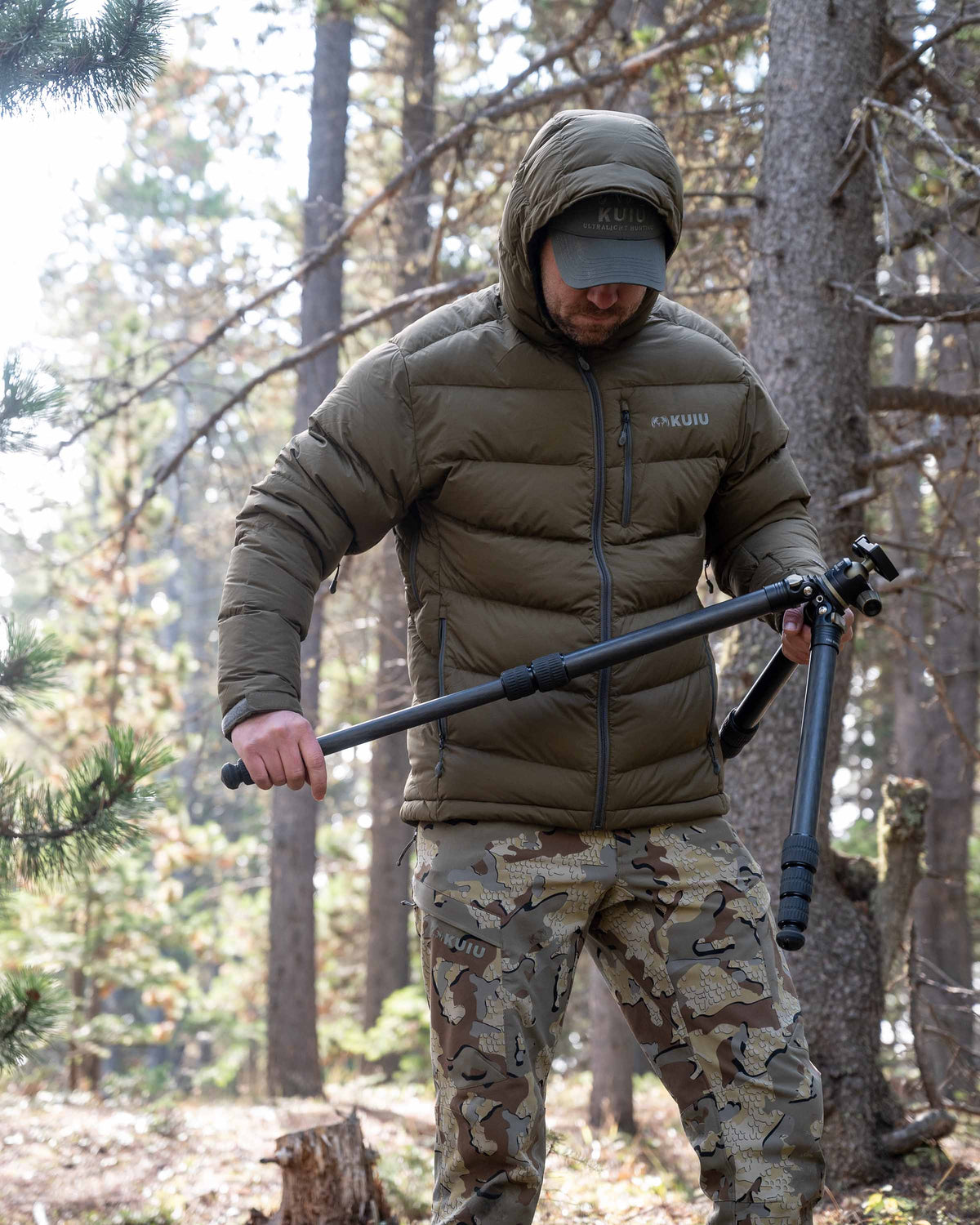 Super Down PRO Hooded Jacket | Verde