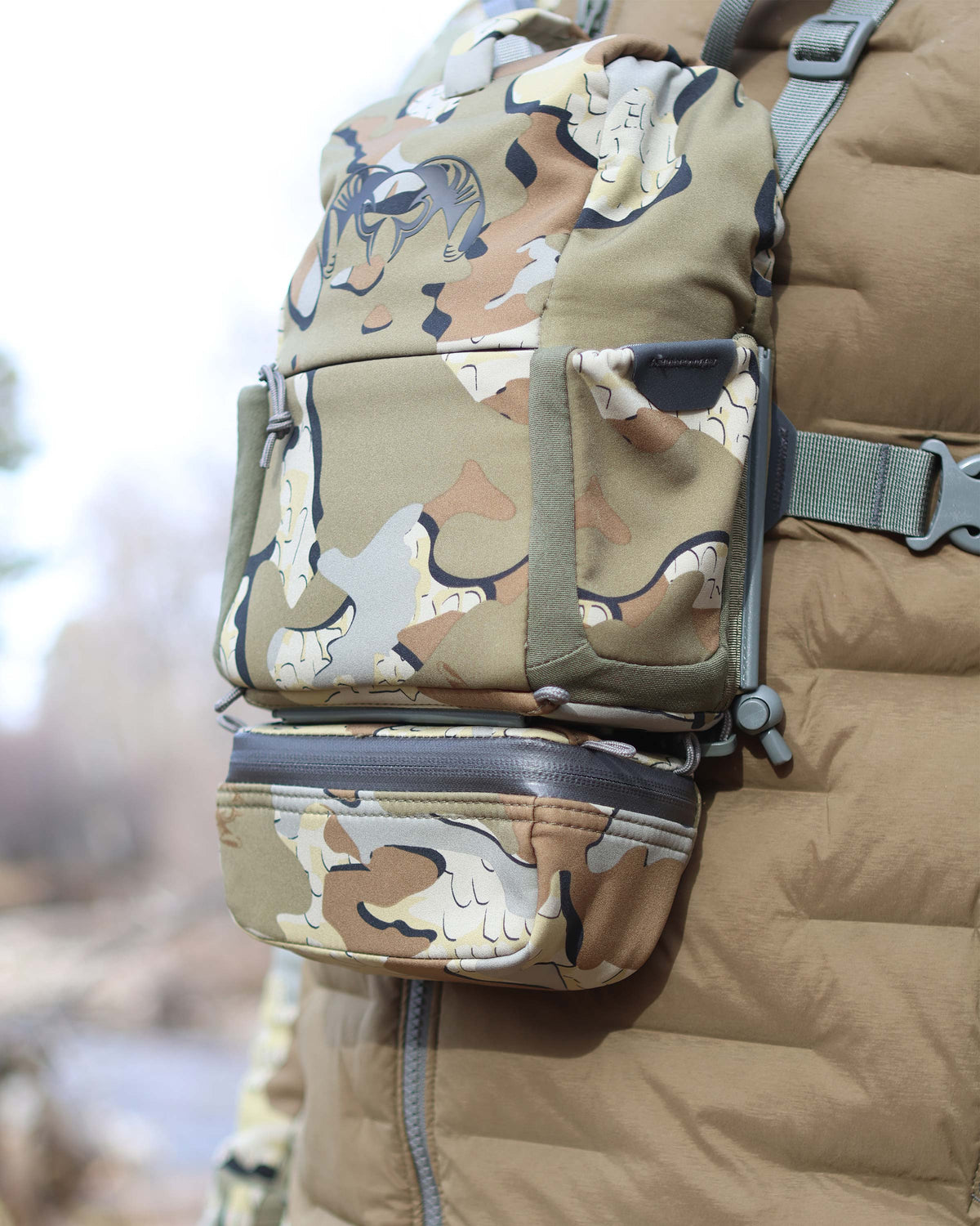 PRO G3 Bino Harness Accessory Pocket | Verde