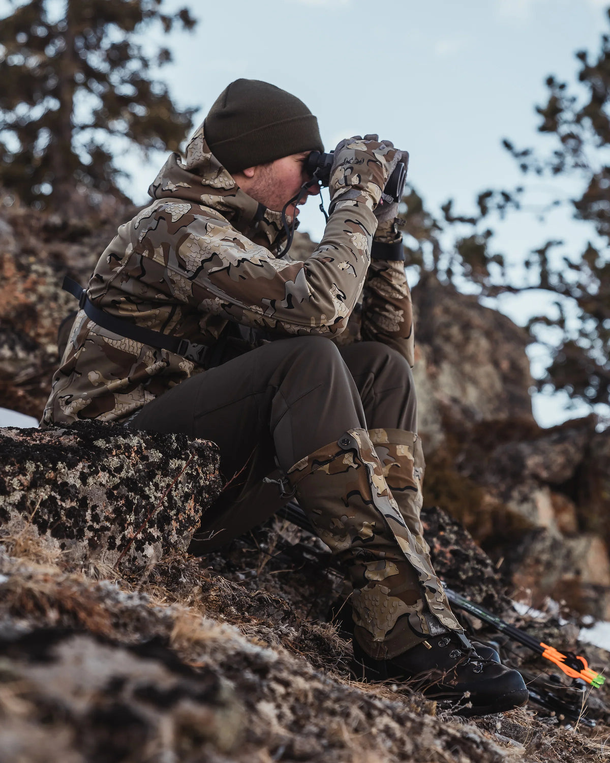 Axis Hybrid Hooded Jacket | Verde