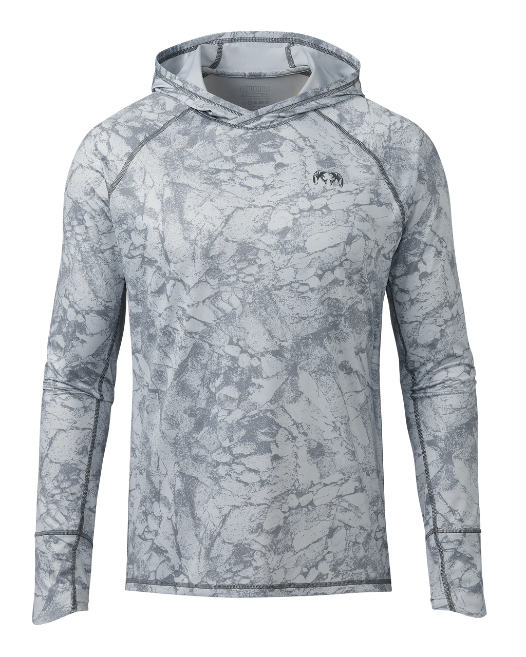 Gila LS Hoodie Gritstone | Lunar Gritstone
