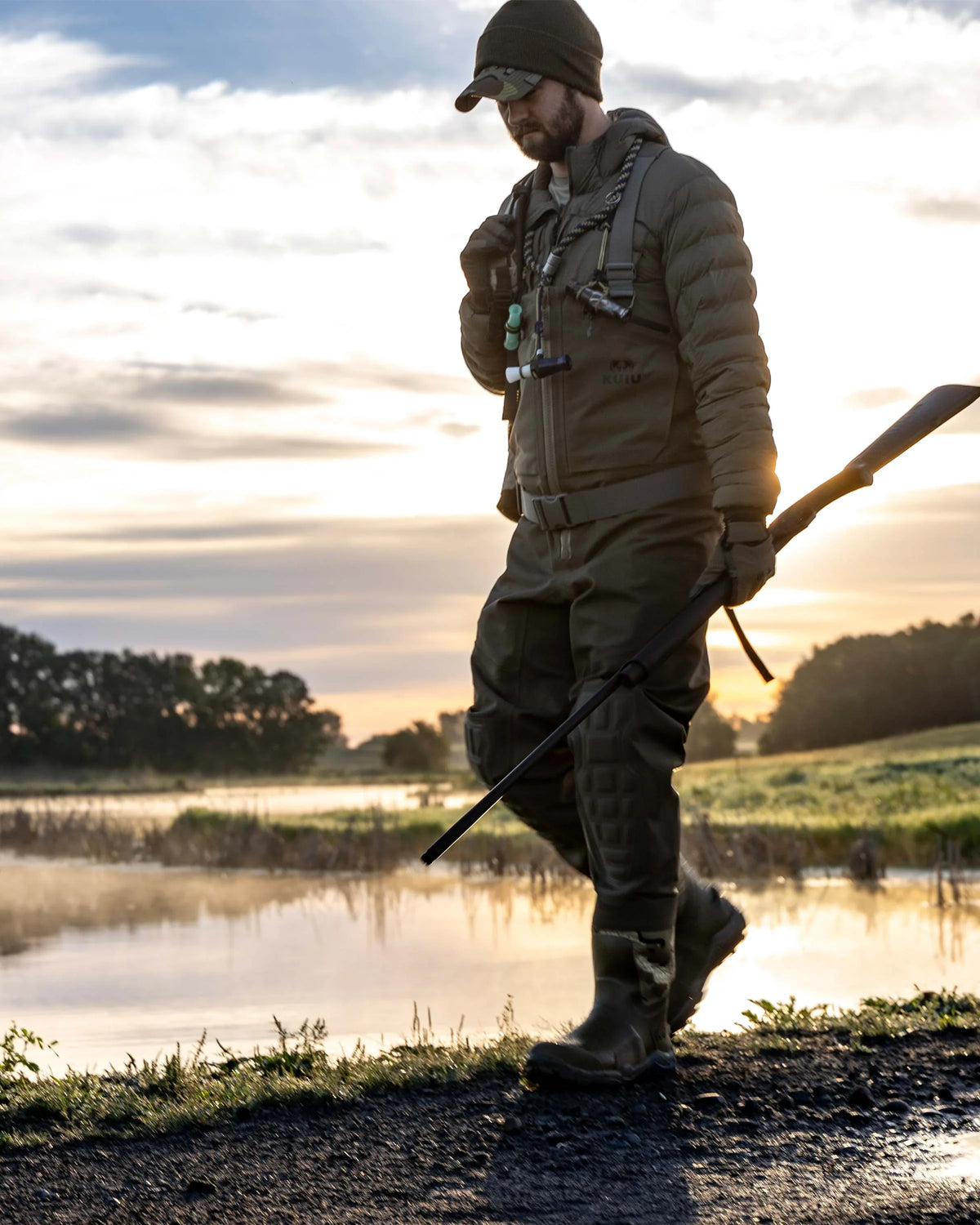 KUIU PRO HD Flex Zip Wader | Ash