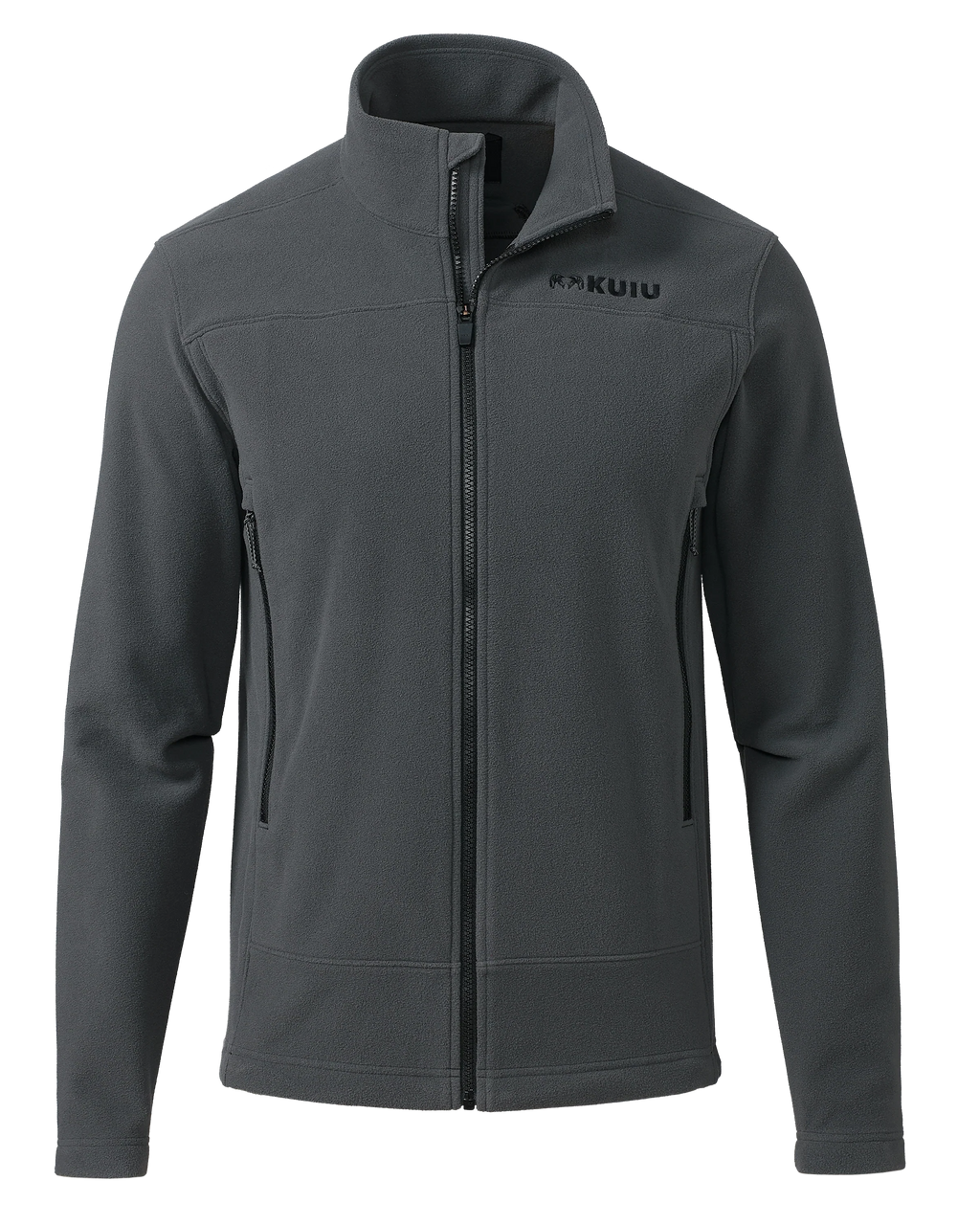 Border Fleece Full Zip | Gunmetal