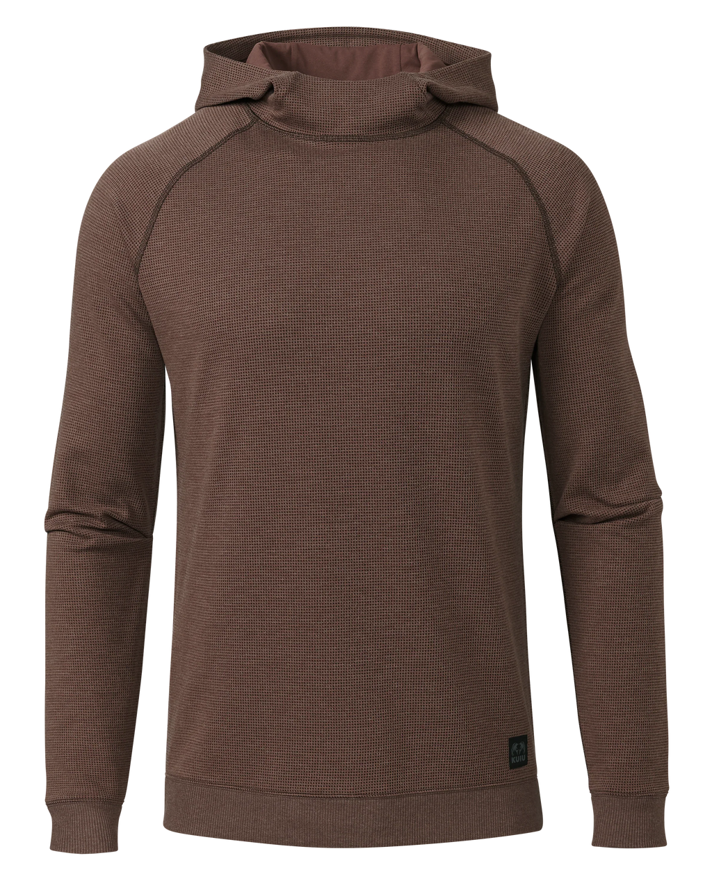 Canyon Waffle Hoodie | Cedar Heather