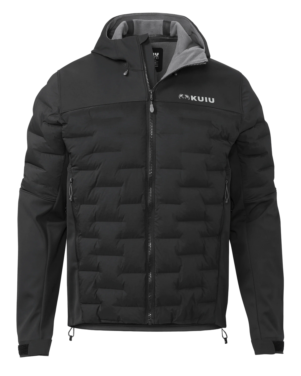 Axis Thermal Hybrid Hooded Jacket | Carbon