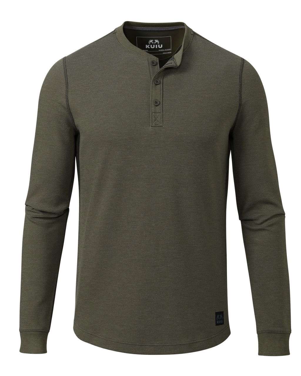 Canyon Waffle Henley | Ash Heather