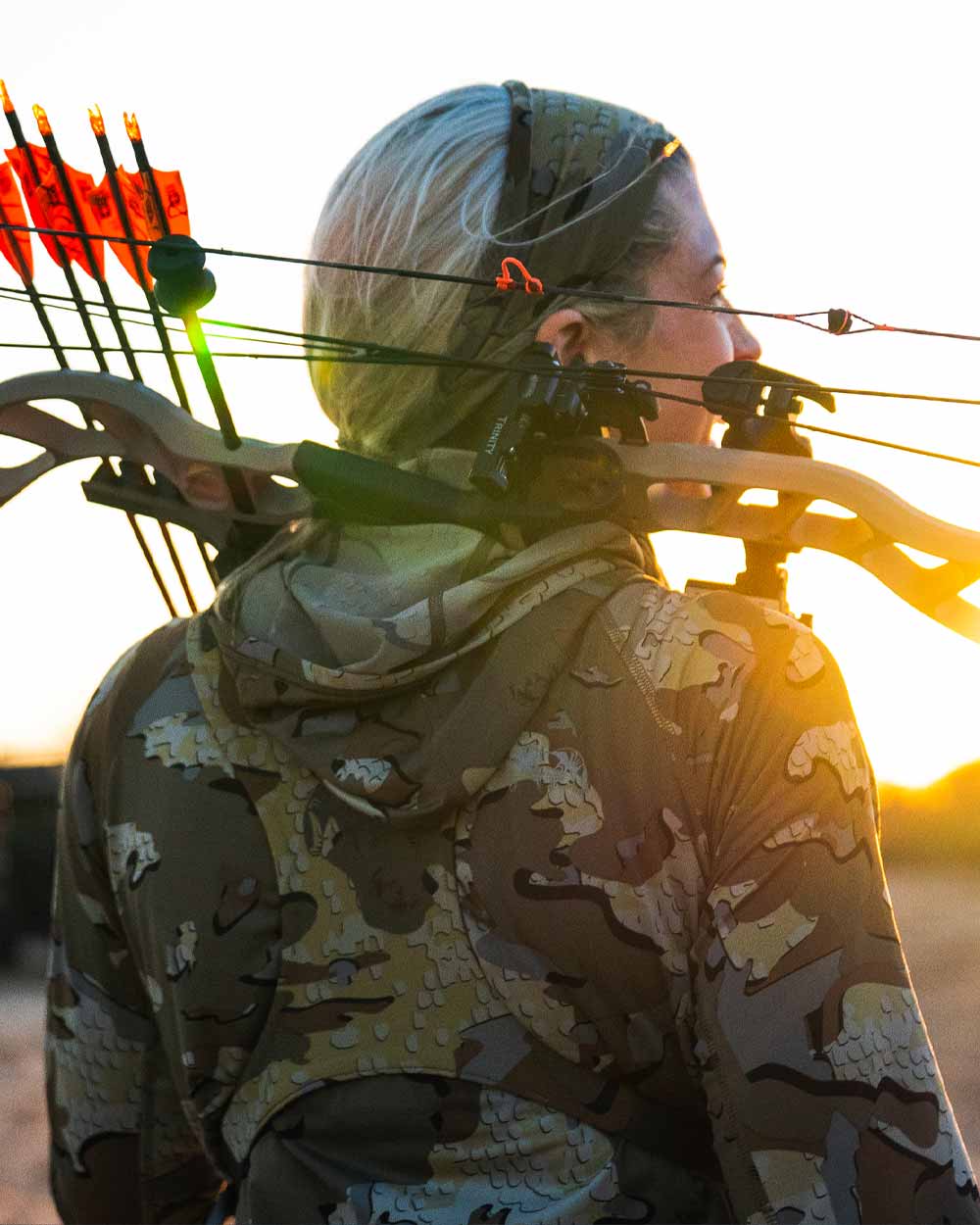 Women's Gila LS Hoodie | Verde