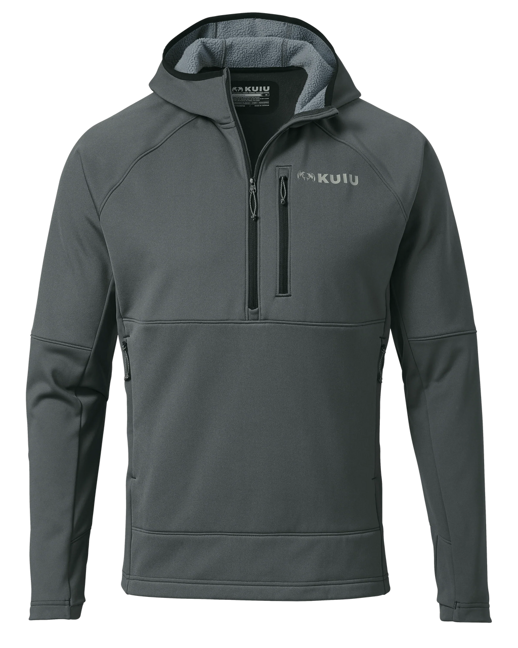 StrongFleece 235 Zip-T Hoodie | Gunmetal
