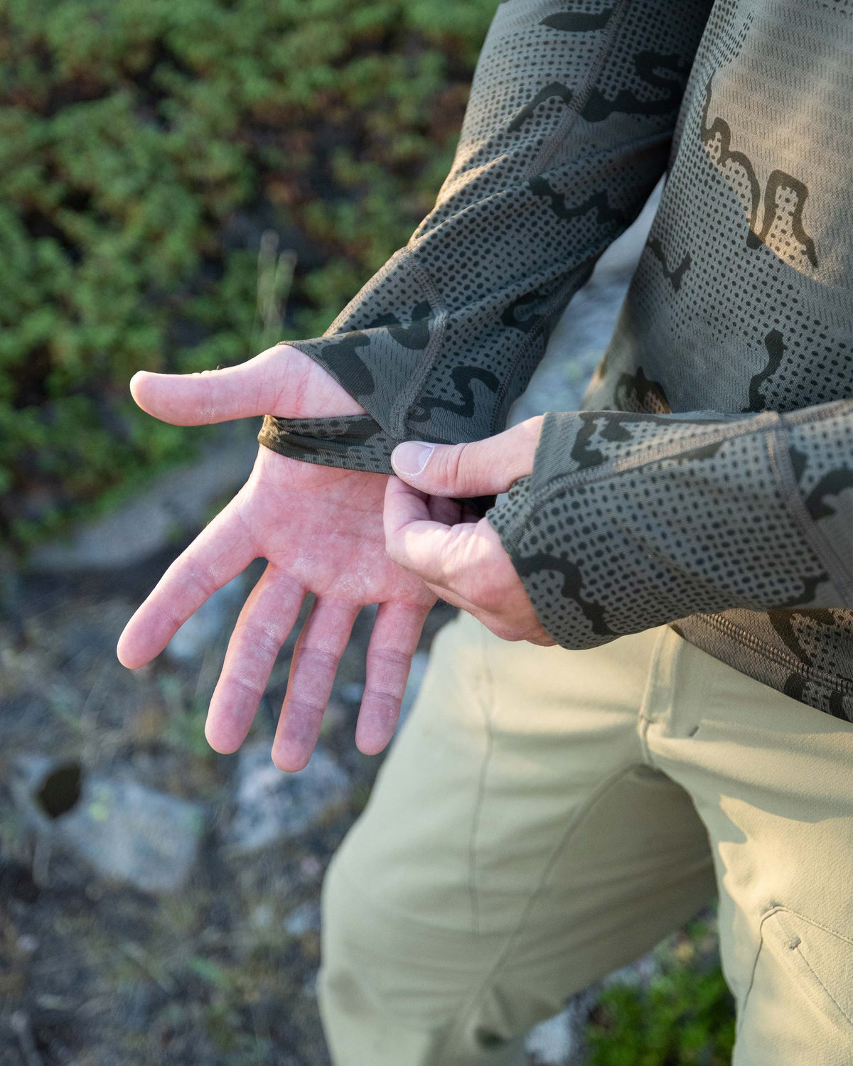 Ridgepoint Fleece Henley | Olive Tonal