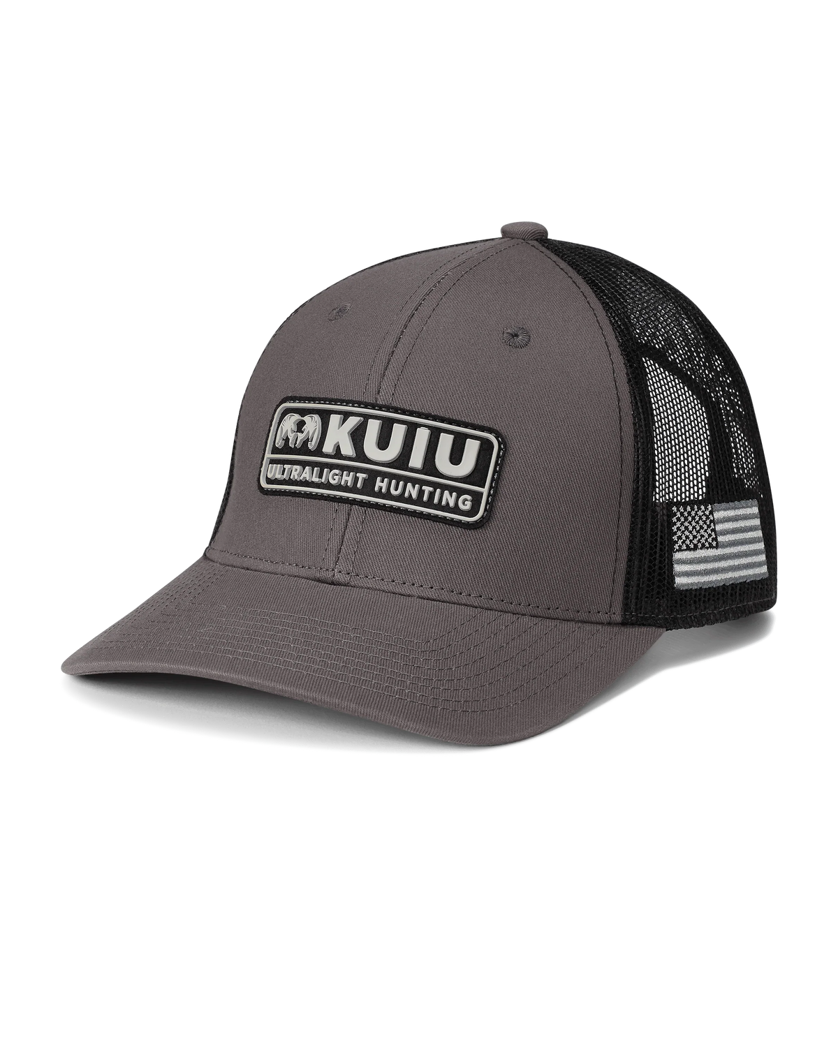 KUIU Ultralight Hunting Patch Hat | Charcoal/Black