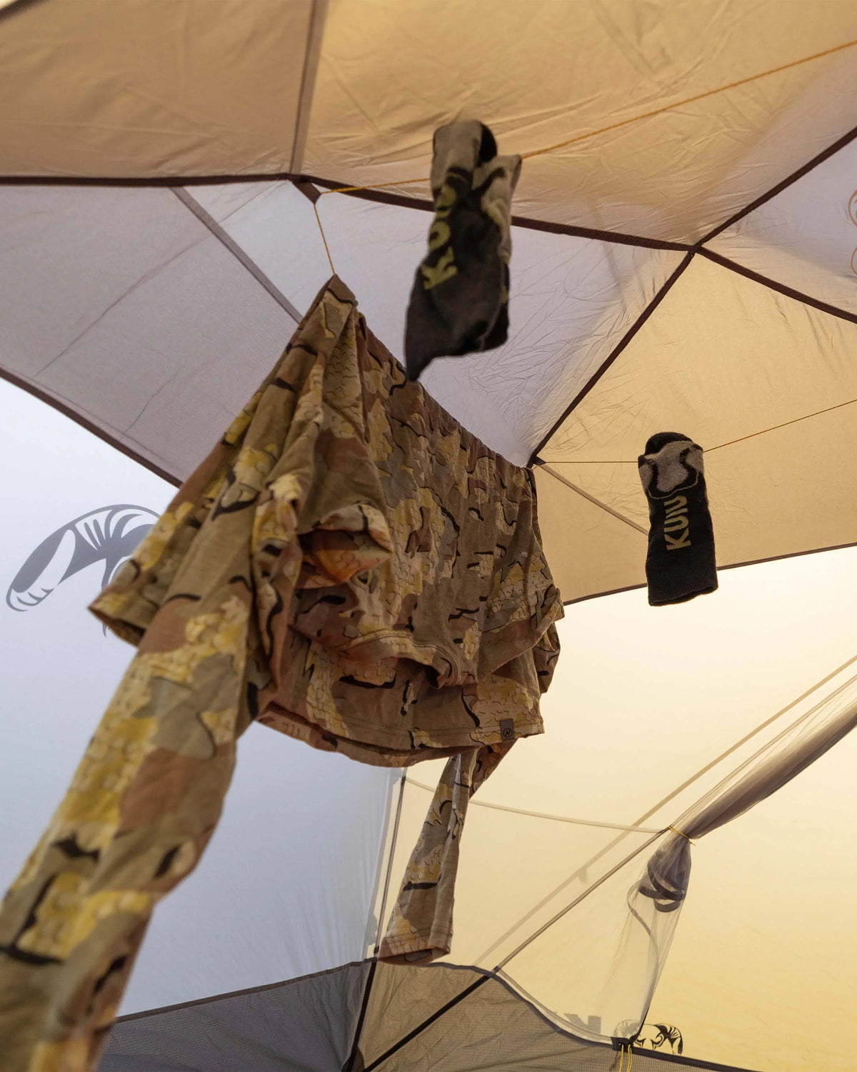 Mountain Star 3 Person Tent Set | Gunmetal-Camel