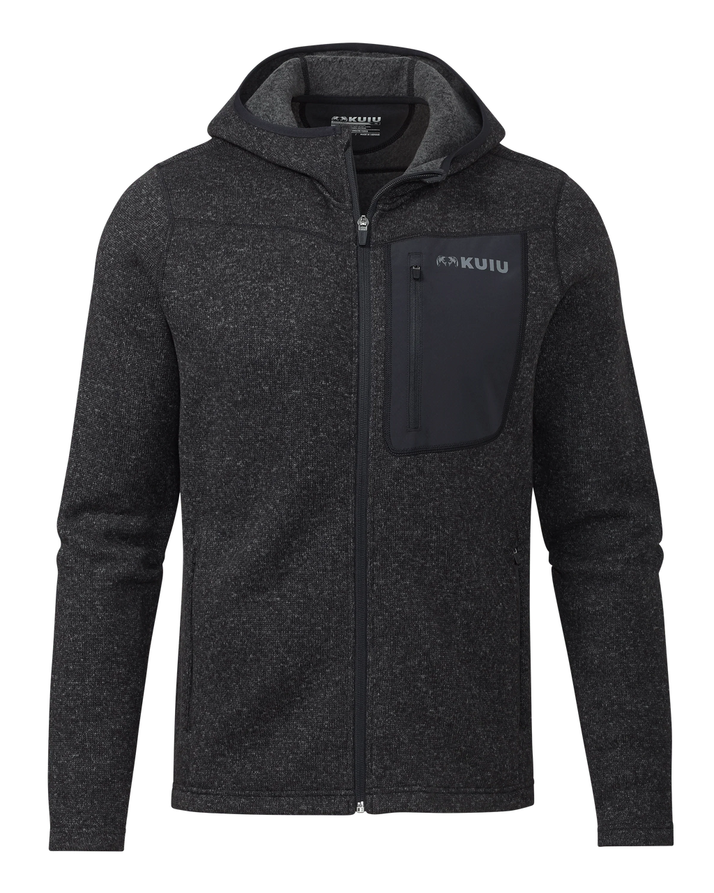 Base Camp Hooded Sweater | Heather Black