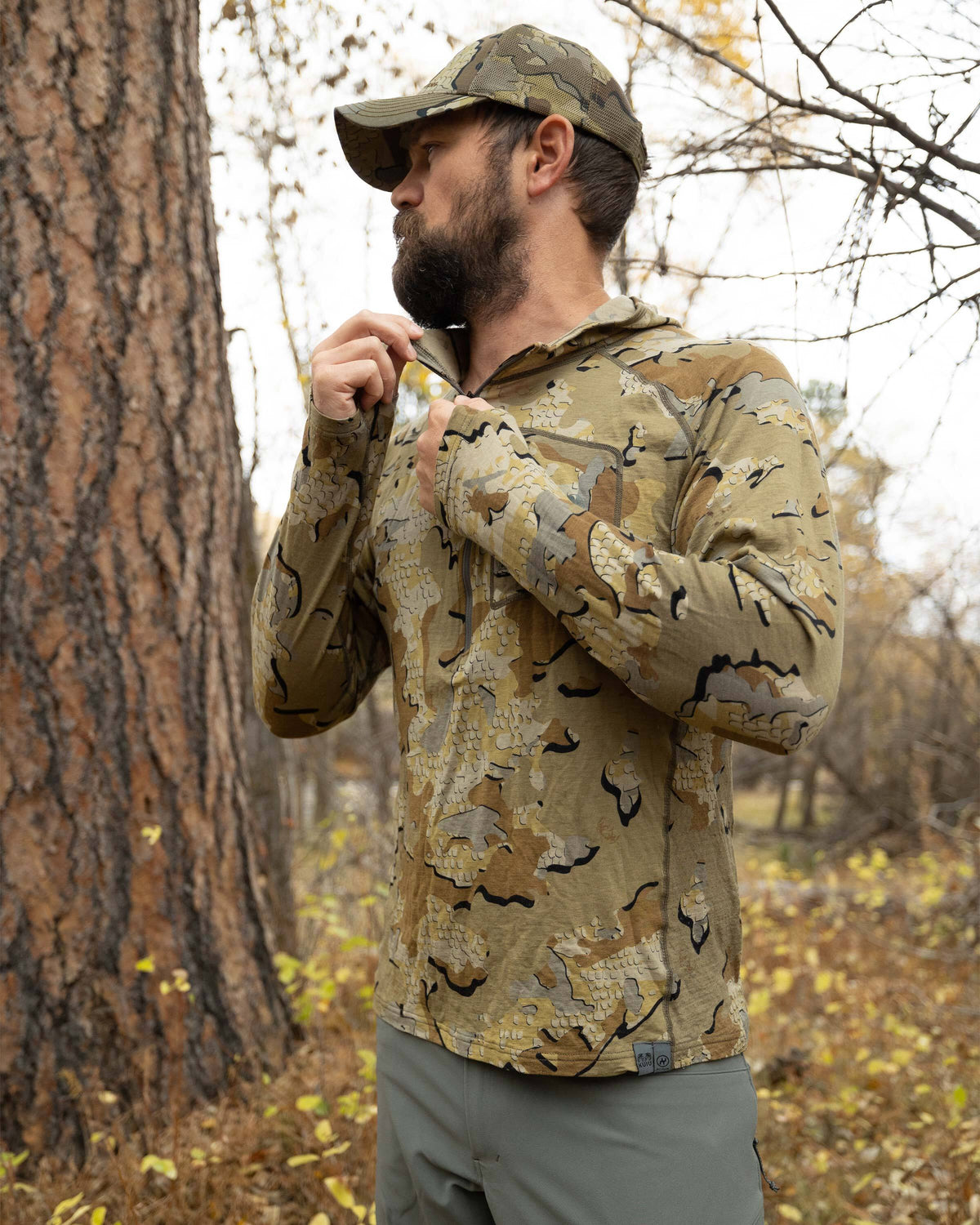 ULTRA Merino 145 Zip-T Hunting Hoodie | Valo