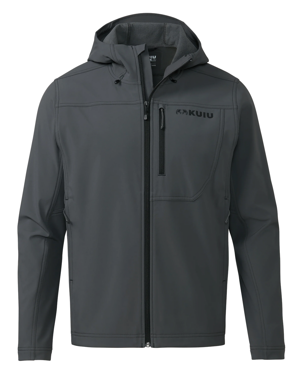 Alpine Hooded Jacket | Gunmetal