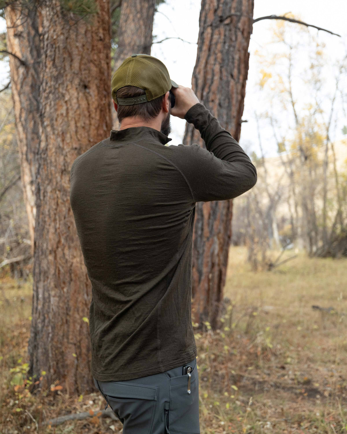 ULTRA Merino 145 Zip-T Hunting Shirt | Ash