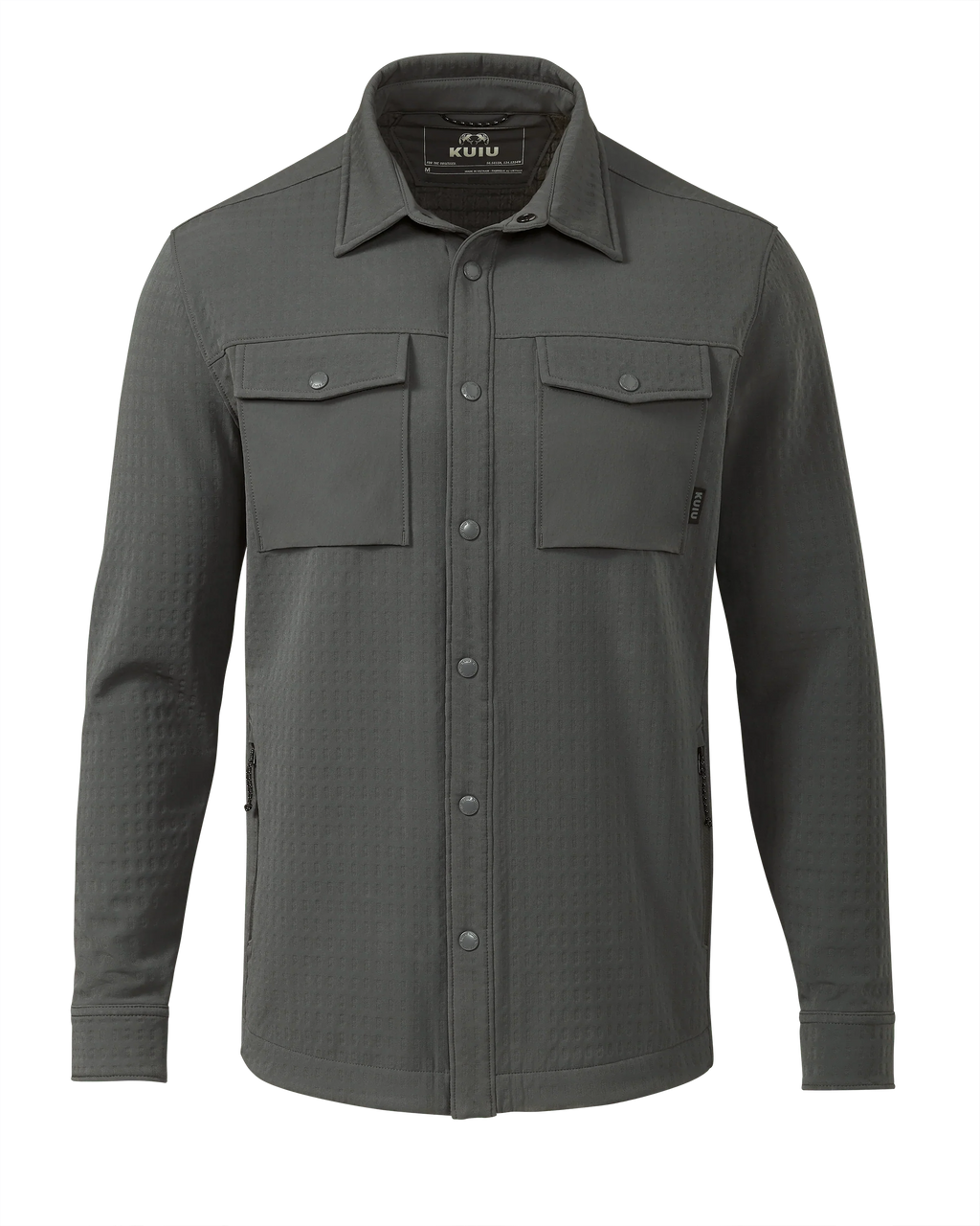 Blockfield Fleece Shirt Jacket | Gunmetal