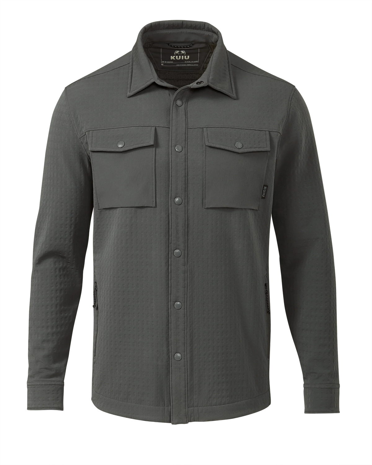 Blockfield Fleece Shirt Jacket | Gunmetal